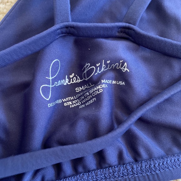 Frankies Bikinis High Neck Bikini Top - Picture 3 of 3